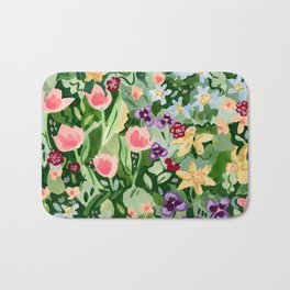 Spring Wildflowers Bath Mat