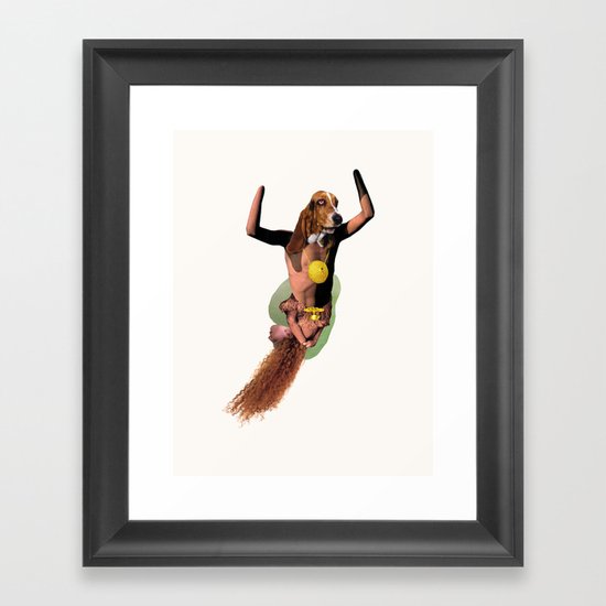 Olympic Pooch Framed Art Print