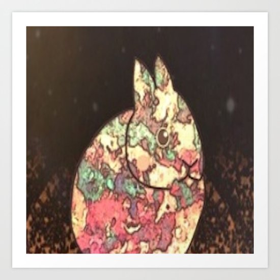 rabbit-237 Art Print