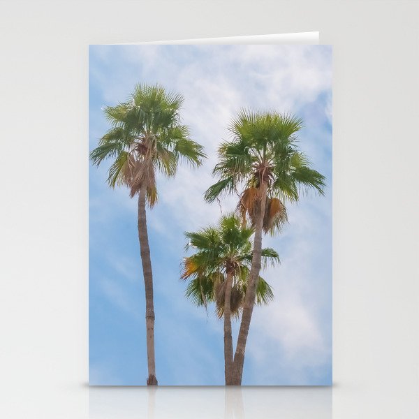 Triple Palm Trees Stationery Cards