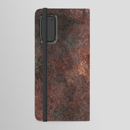 Rusty Brown Design Android Wallet Case