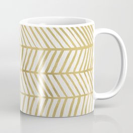 Gold Herringbone Coffee Mug