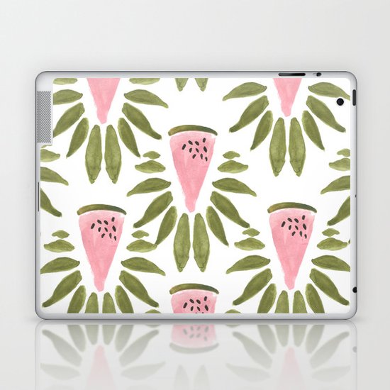 Watermelon and Leaves Laptop & iPad Skin