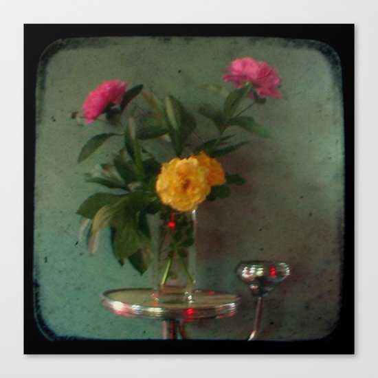 Grandma's Peonies - Through The Viewfinder (TTV) Canvas Print