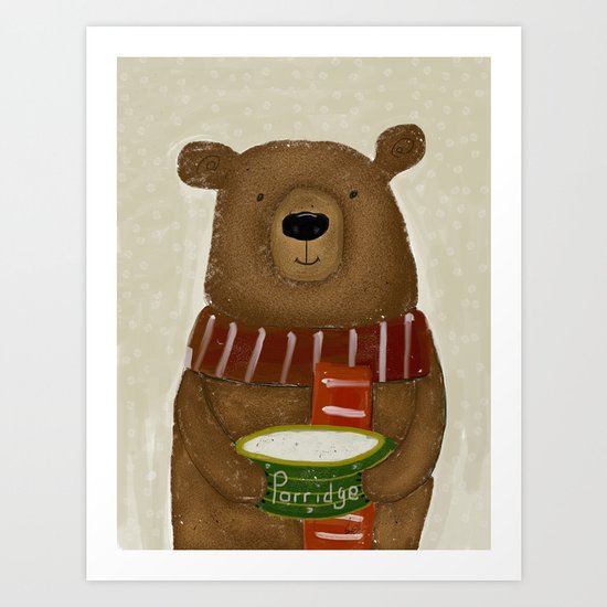 breakfast for bears Art Print