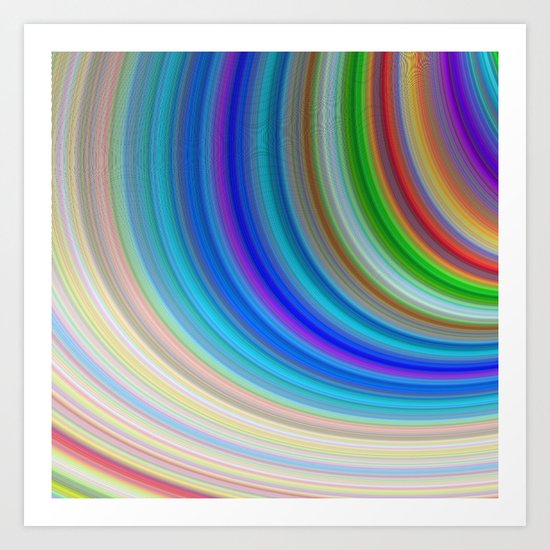 Magic sky Art Print