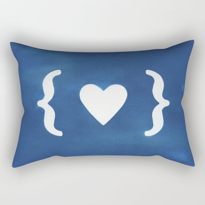 Paper Heart Rectangular Pillow
