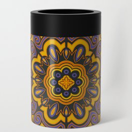 Paisley Tile - Yellow - Pattern Can Cooler