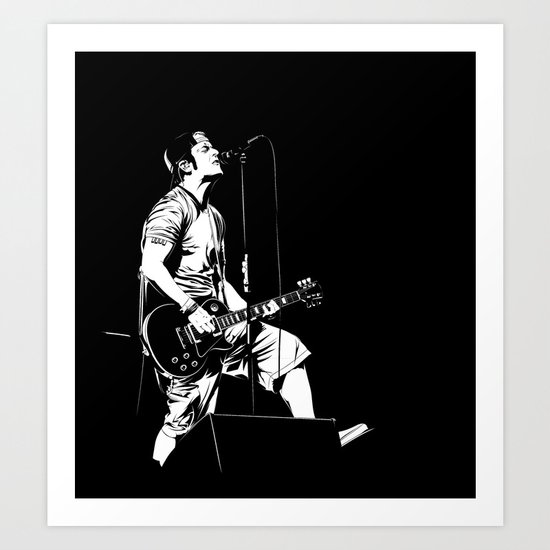 T. S. B/W Art Print