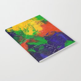 Acrylic abstract Paint Notebook