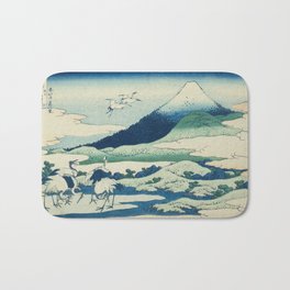 Japanese Woodblock art: Umezawa Marsh in Sagami Province Bath Mat