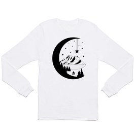 Mountain Moon Long Sleeve T-shirt