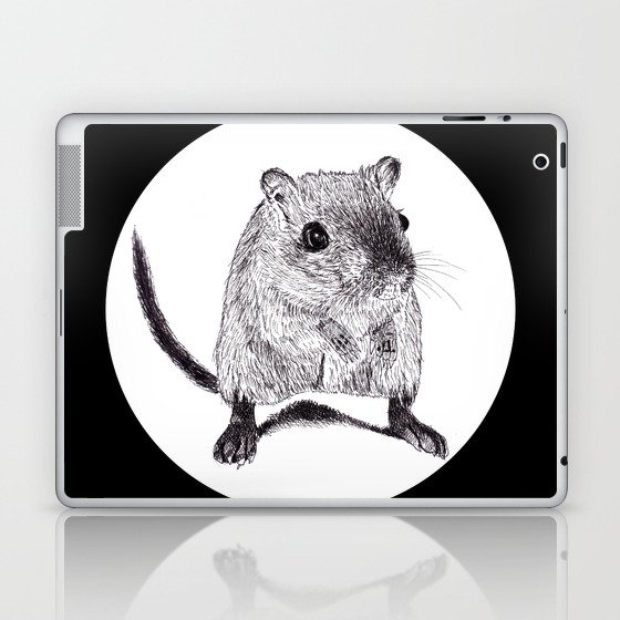 Mouse Ink Drawings Laptop & iPad Skin