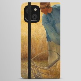 Harvest, 1885 by Laurits Andersen Ring iPhone Wallet Case