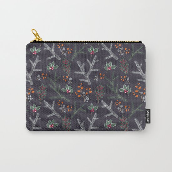 Retro. Christmas pattern . Carry-All Pouch