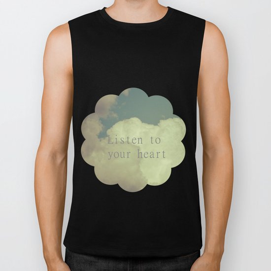 Listen to your heart Biker Tank