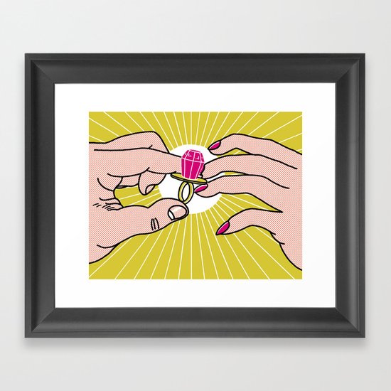 Bling Bling Baby! Framed Art Print