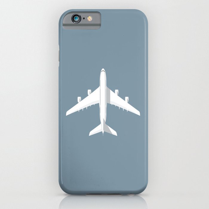 A380 Super Jumbo Jet Airliner - Slate iPhone Case