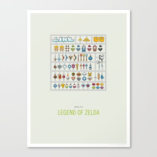 Link Model Kit Canvas Print