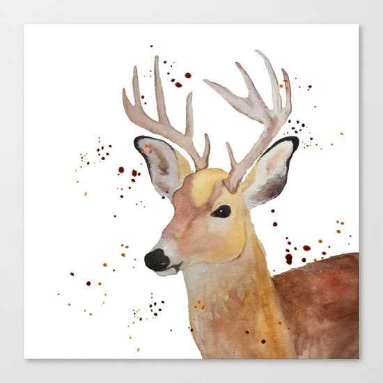 Deer Canvas Print