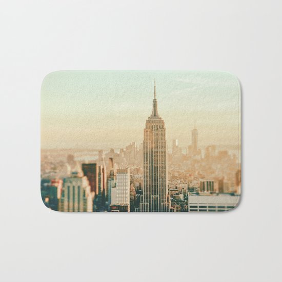 New York City Skyline Dreams Bath Mat
