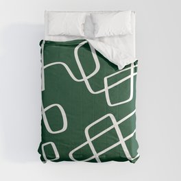 Abstract minimal line drawing 7 Comforter