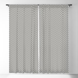 Silver Cubes  Pattern Blackout Curtain