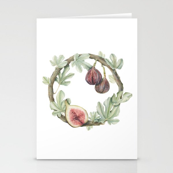 Fig Wreath Stationery Cards