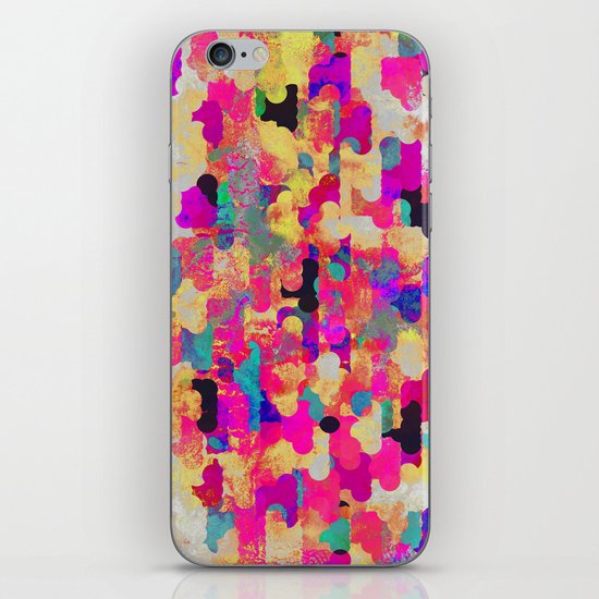 Neon Tambourine iPhone Skin