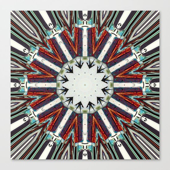 Earth Tones Abstract Canvas Print