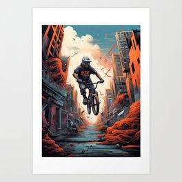 BMX Urbaninspired Art Print