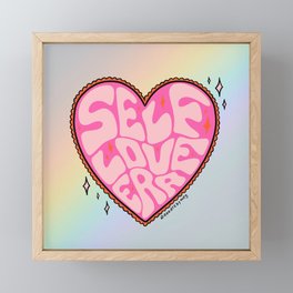 Self Love Era Framed Mini Art Print
