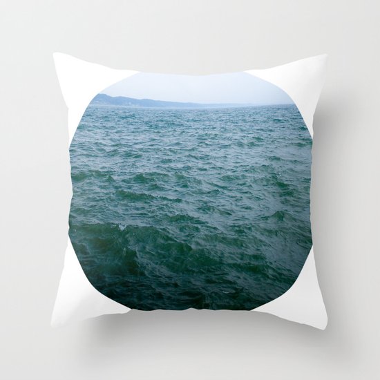 Nautical Porthole Study No.1 Throw Pillow
