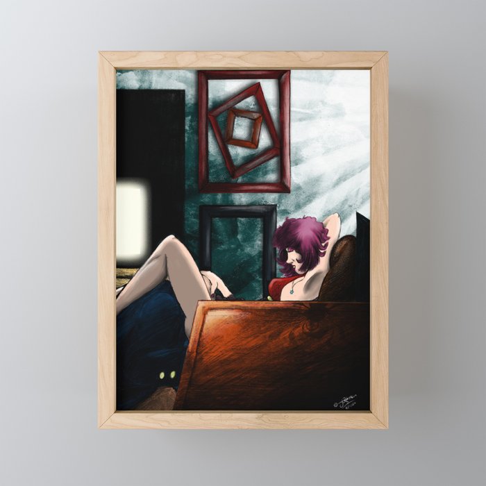 LULU: Bow (book 2 cover) Framed Mini Art Print