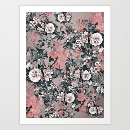 FLORAL PATTERN Art Print