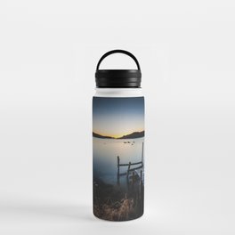 Old Pier After Sunset - Matte Version Water Bottle