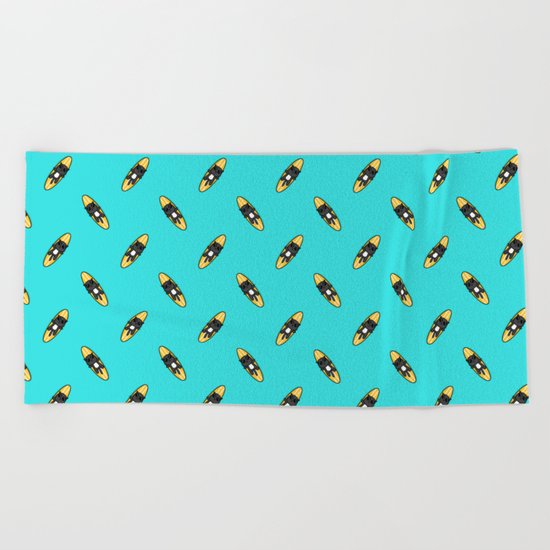 Surfer Cat Beach Towel