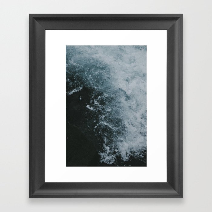 Iceland - Abstract Water Framed Art Print