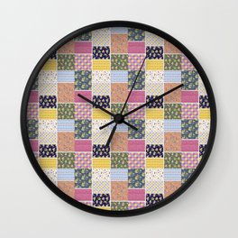 Patchwork Wall Clock