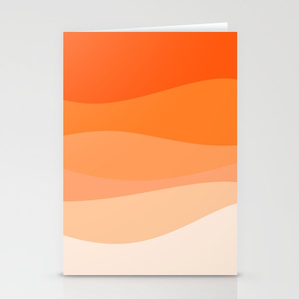 Creamsicle Dream - Abstract Stationery Cards