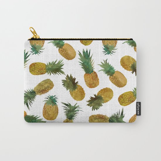 Pineapple Pattern Carry-All Pouch