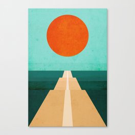 The Road Less Traveled Canvas Print