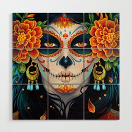 Day of the Dead Wood Wall Art
