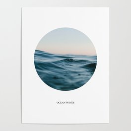 Ocean Print Poster