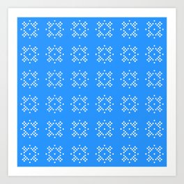 New Optical Pattern 116 pixel art Art Print