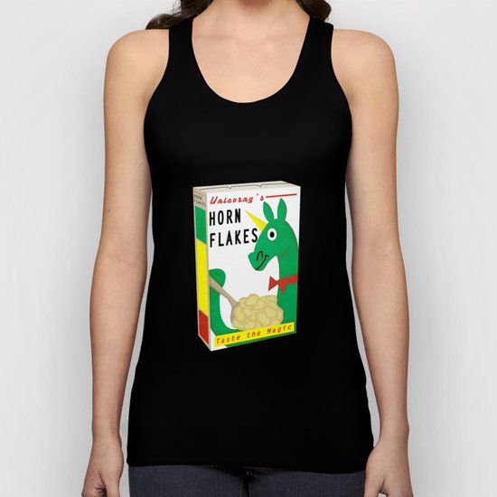 Horn Flakes Cereal Unisex Tank Top