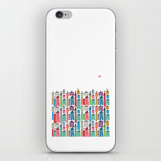 Houses and Birds iPhone & iPod Skin