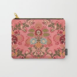 Pink Baroque Decoration vintage illustration pattern Carry-All Pouch | Ornate, Graphite, Art, Textile, Baroque, Old Fashioned, Pattern, Floral, Artsculture, Antique 