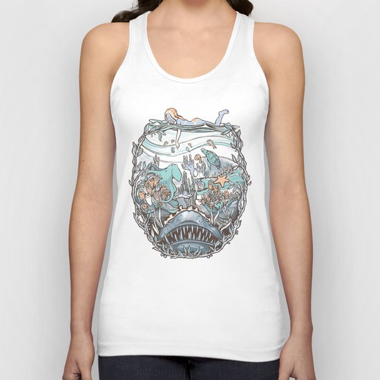 What Lurks Beneath Unisex Tank Top