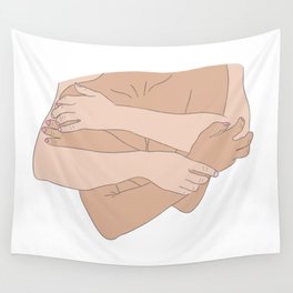 Hold Me Wall Tapestry